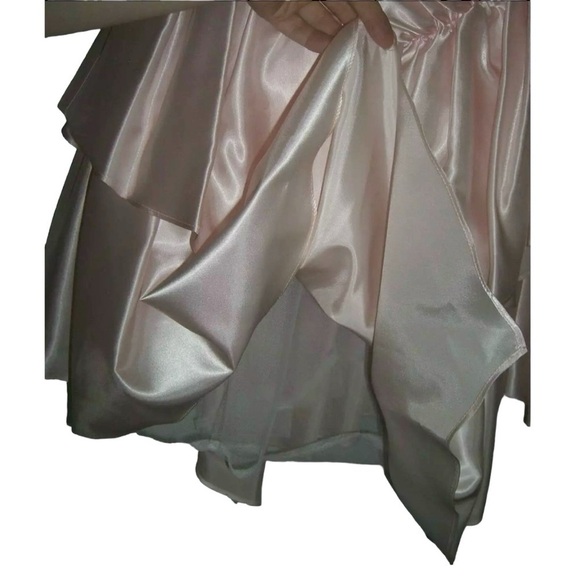 Zum Zum Dress Vintage 80s Princess Sequin Pink Bow Coquette Ballet Barbie Fairy - Picture 11 of 16